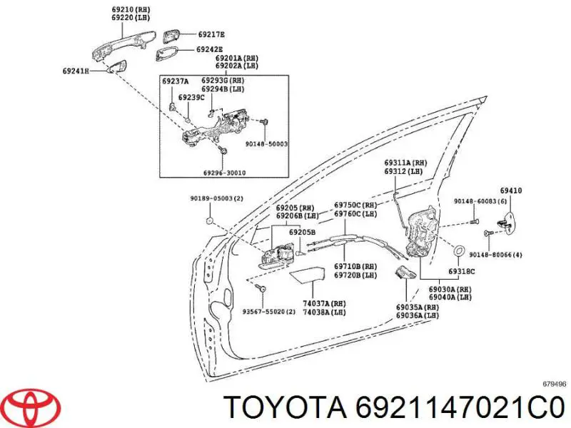 6921147021C0 Toyota 