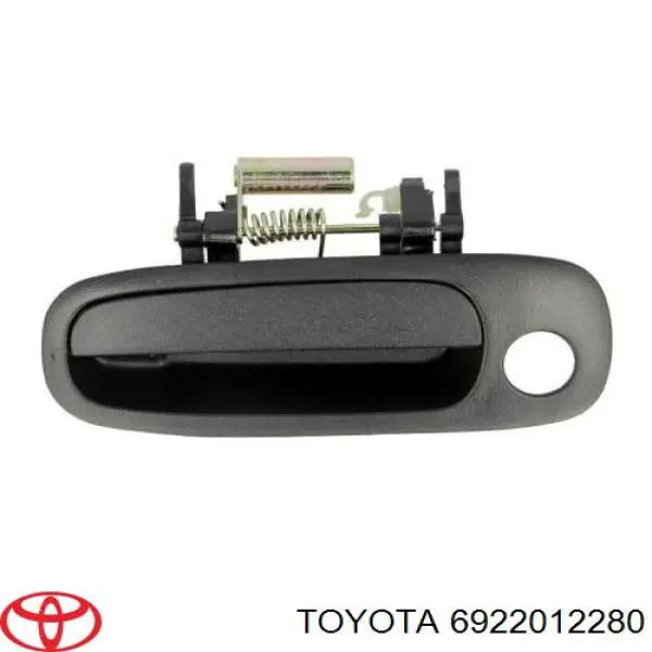 Tirador de puerta exterior delantero izquierda 6922012280 Toyota