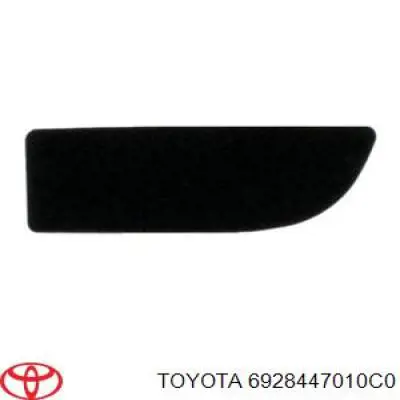 6928447010C0 Toyota cobrimento de maçaneta interna da porta dianteira esquerda