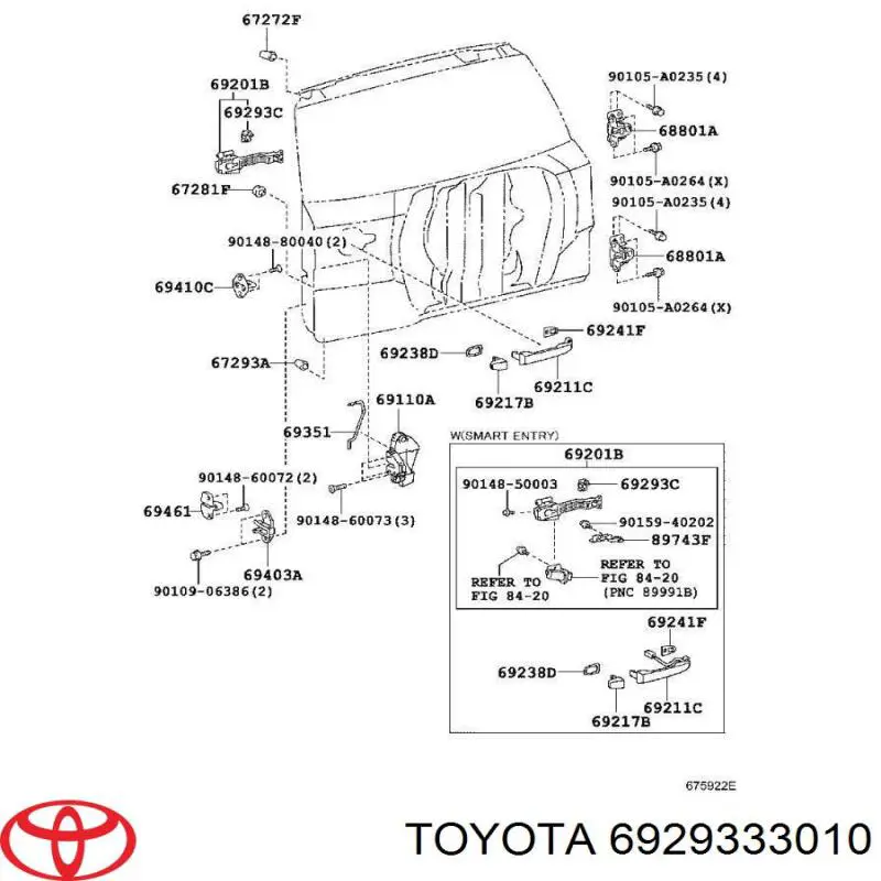  6929333010 Toyota