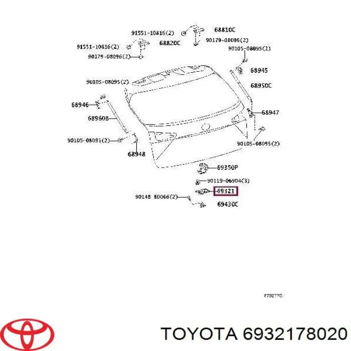  6932178020 Toyota