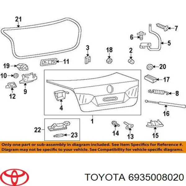  Toyota 6935008020 цена, от 95.02 USD