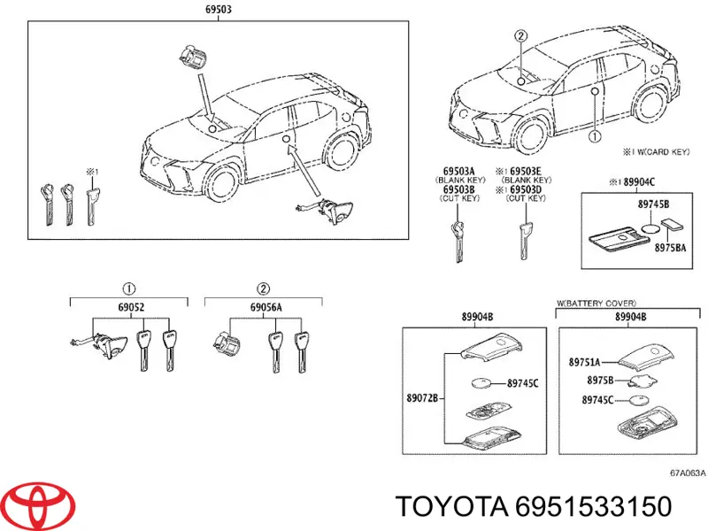 6951533150 Toyota 
