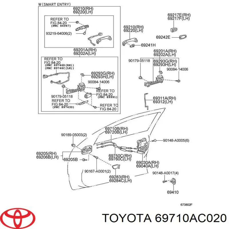 69710AC020 Toyota 