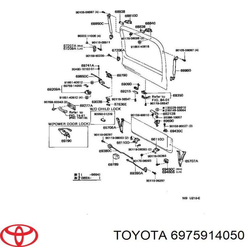 6975914050 Toyota 