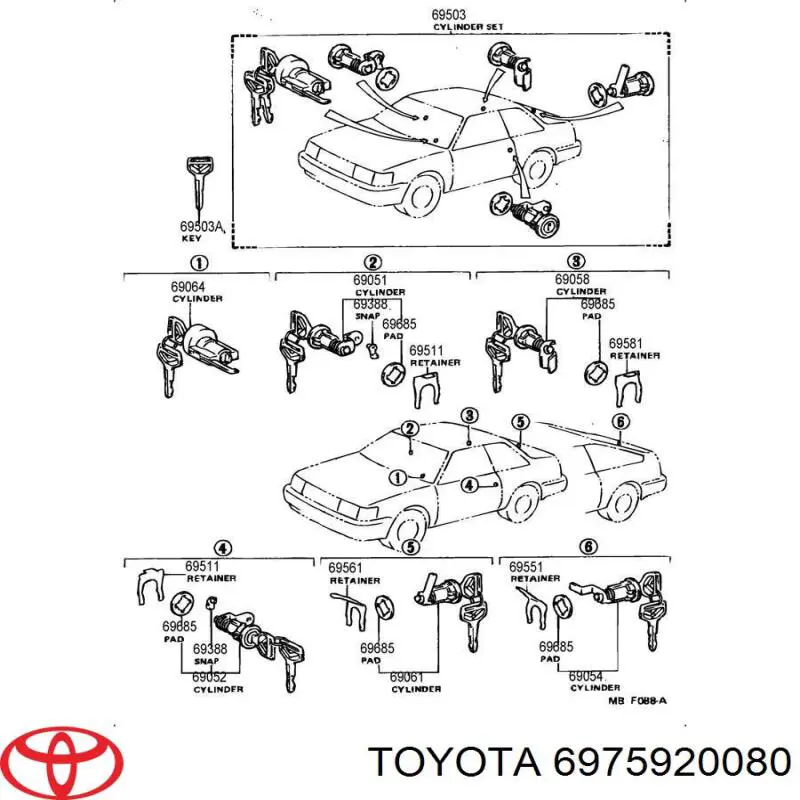  6975920080 Toyota