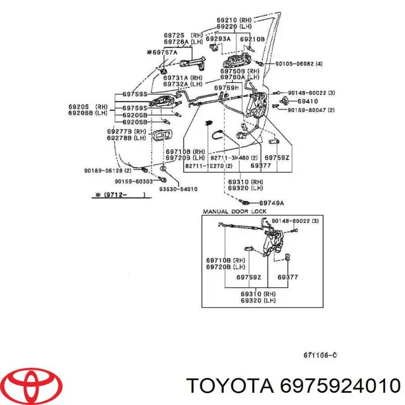  6975924010 Toyota