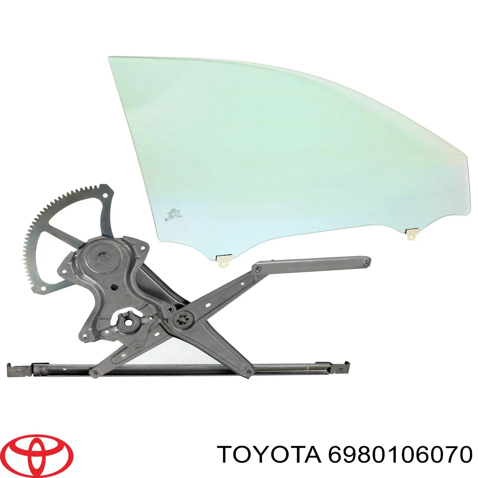 Mecanismo de acionamento de vidro da porta dianteira direita para Toyota Camry (V40)