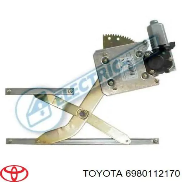 Стеклоподъемник передней правой двери 6980112170 Toyota