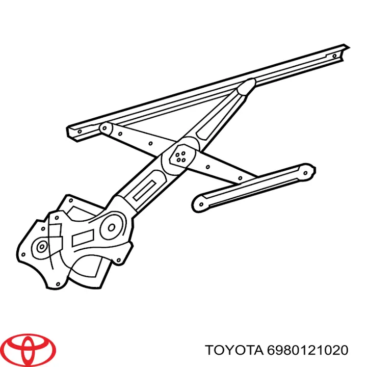 Стеклоподъемник передней правой двери Toyota 6980121020 цена, от 16.93 USD