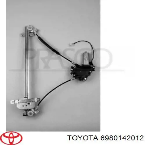 Стеклоподъемник передней правой двери Toyota 6980142012 цена, от 82.35 USD