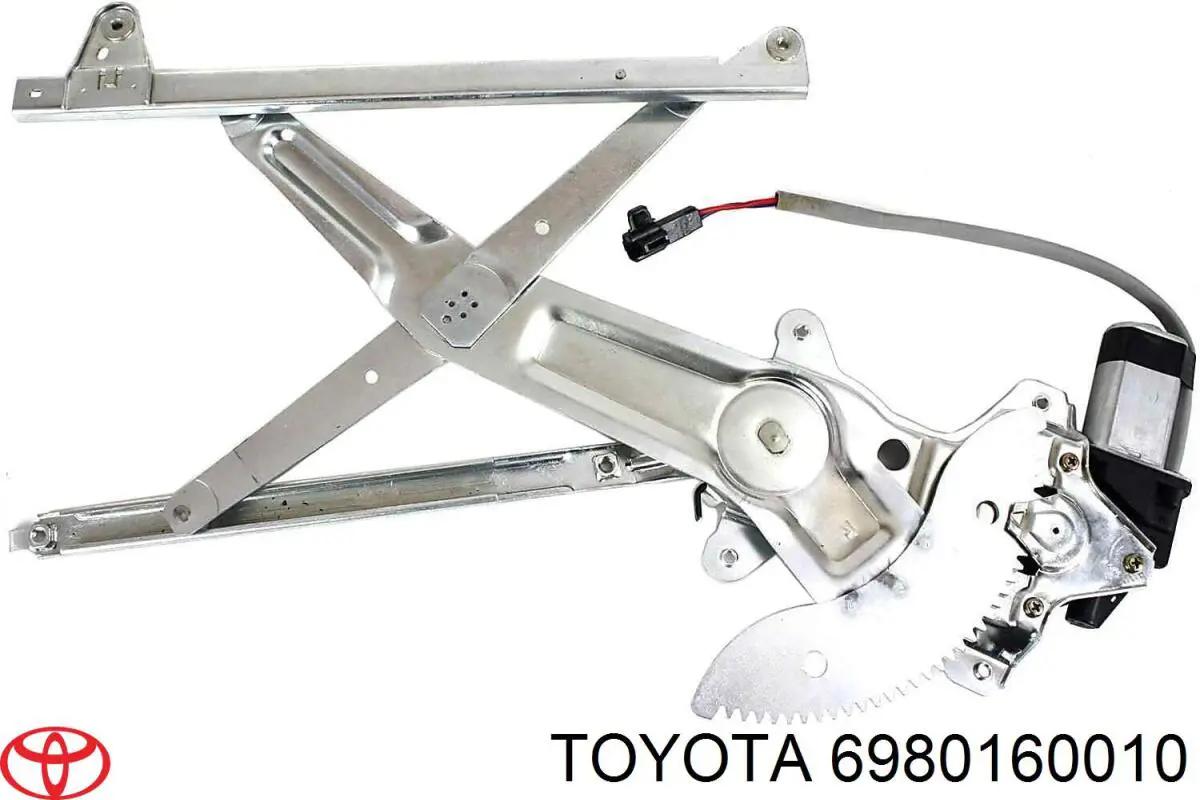 Mecanismo de acionamento de vidro da porta dianteira direita Toyota Land Cruiser 80 J8