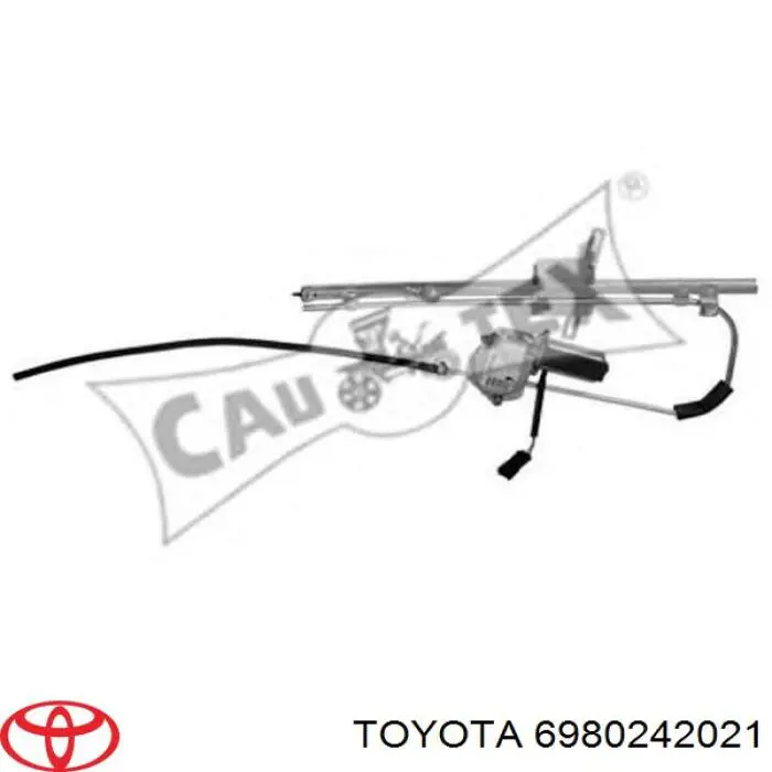 6980242021 Toyota Механизм стеклоподъемника передней левой двери