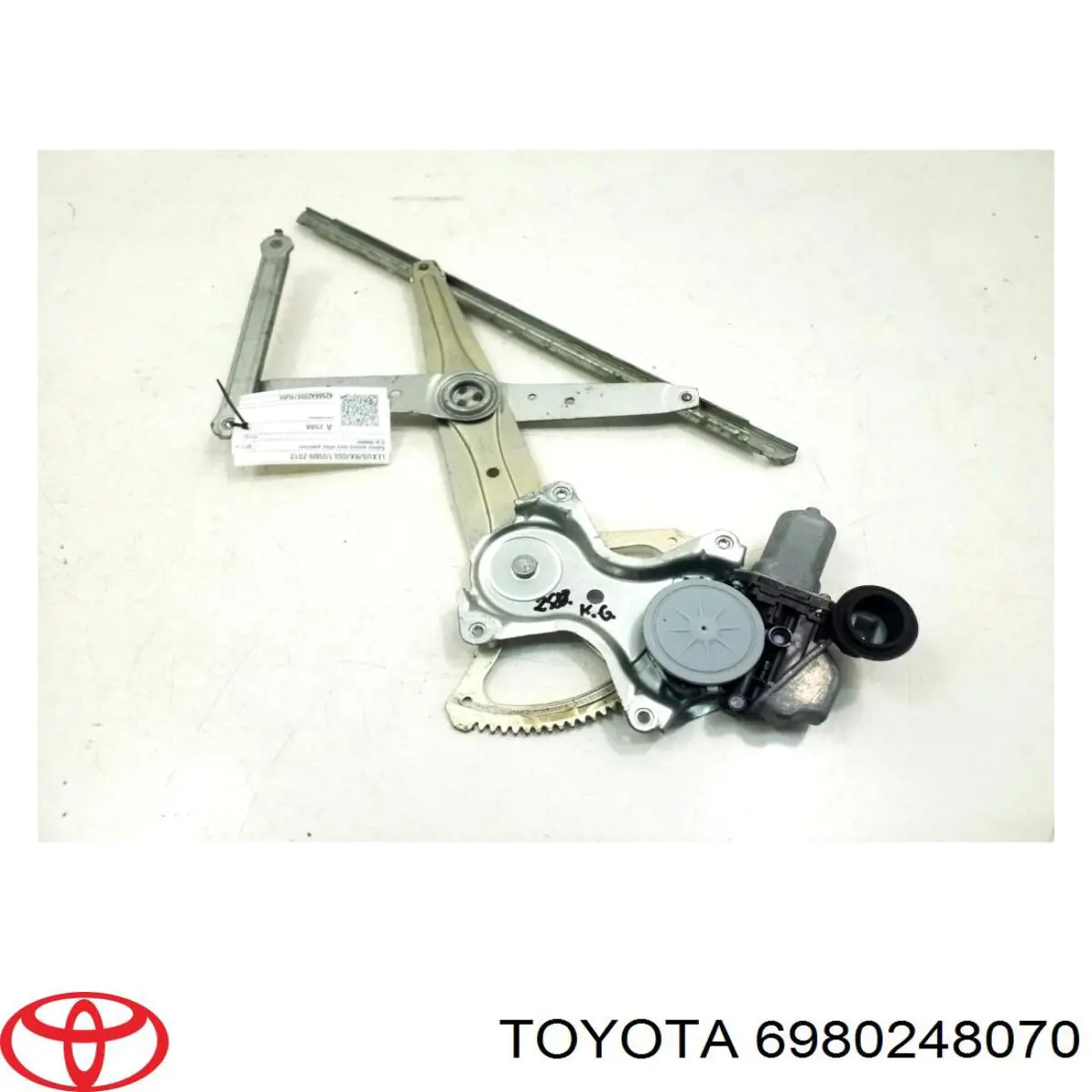 6980248070 Toyota Механизм стеклоподъемника двери задней, левой