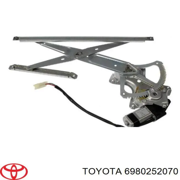 Mecanismo de acionamento de vidro da porta dianteira esquerda Toyota 6980252070 preço, a partir de 95,32 USD