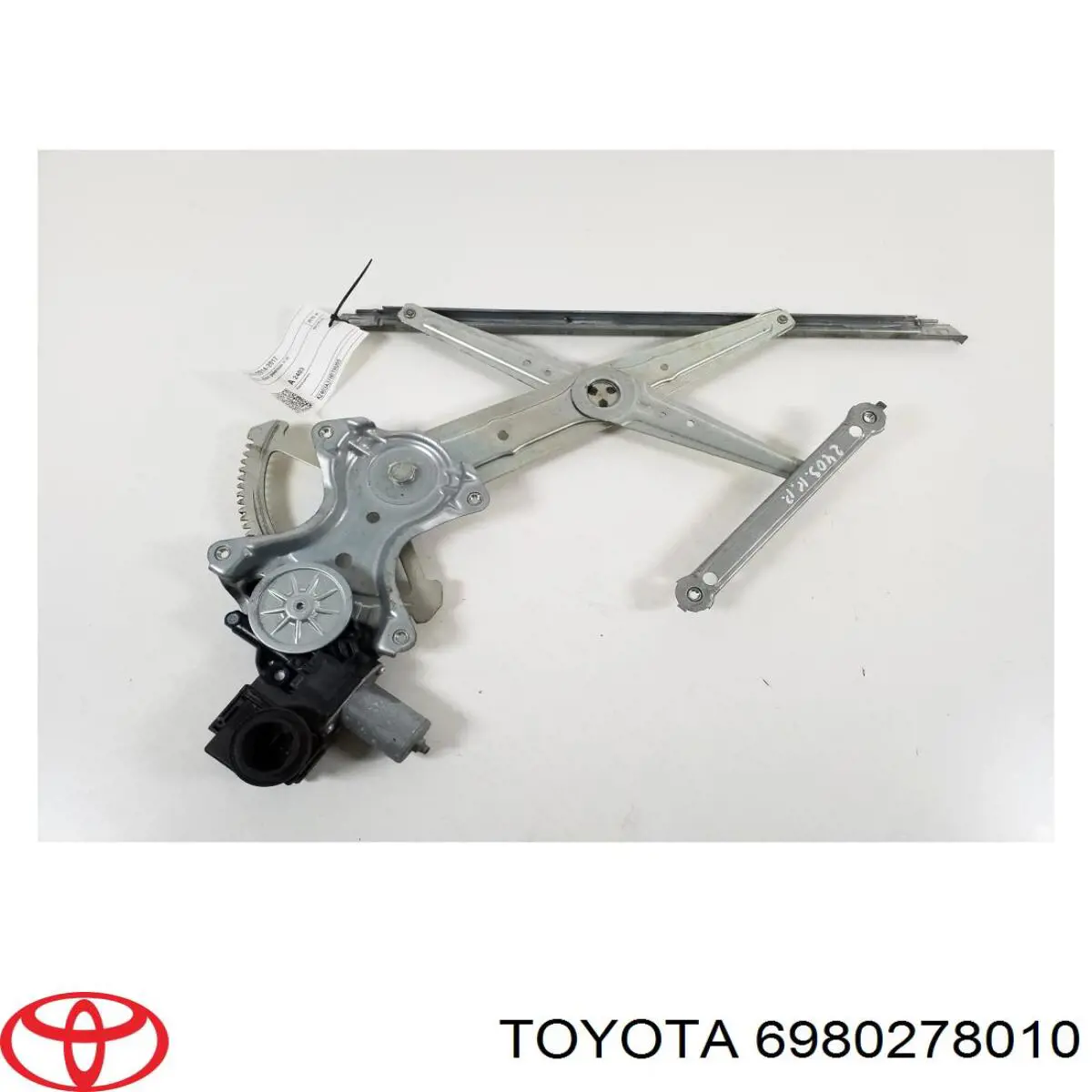 6980278010 Toyota mecanismo de acionamento de vidro da porta dianteira esquerda