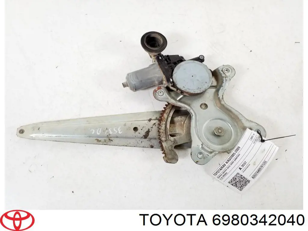 Механизм стеклоподъемника двери задней, правой Toyota 6980342040 цена, от 6.35 USD