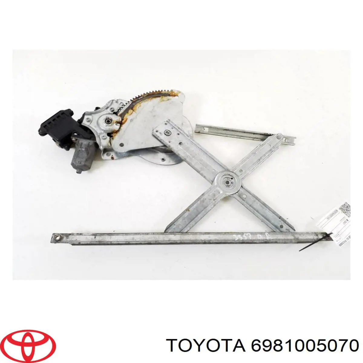 Механизм стеклоподъемника двери передней правой на Toyota Avensis T27