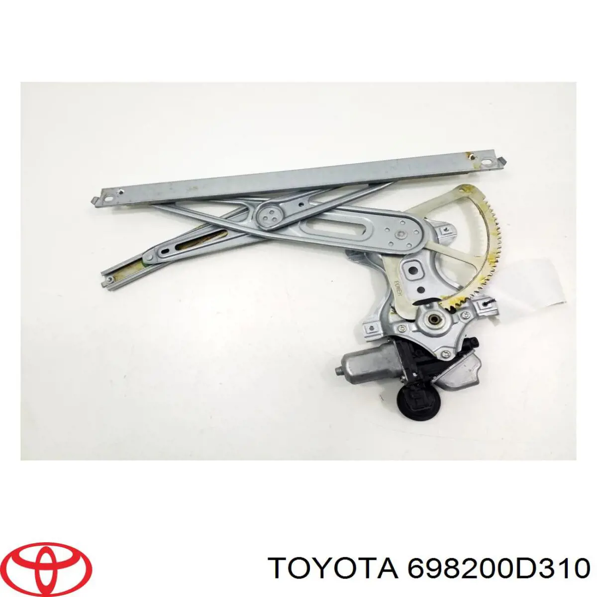 6980221010 Toyota mecanismo de acionamento de vidro da porta dianteira esquerda