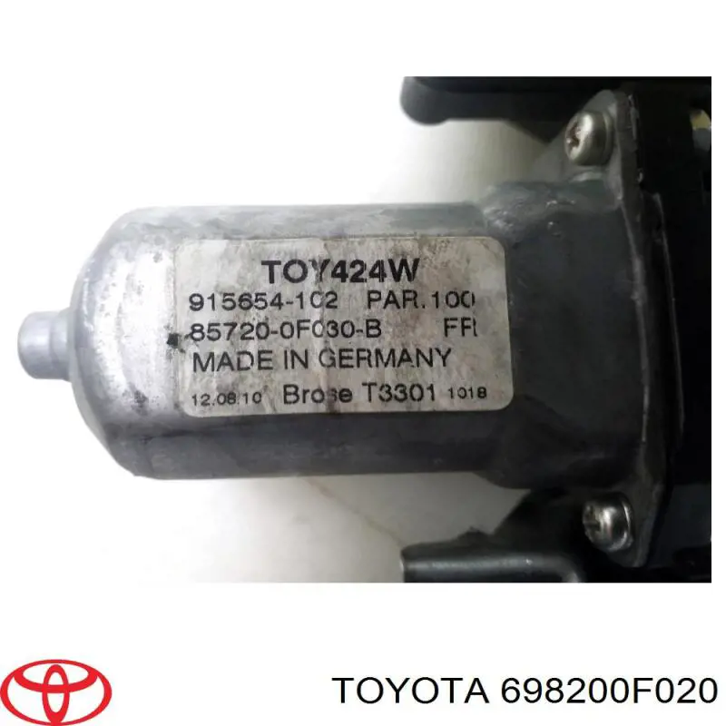 Стеклоподъемник передней двери Toyota 698200F020