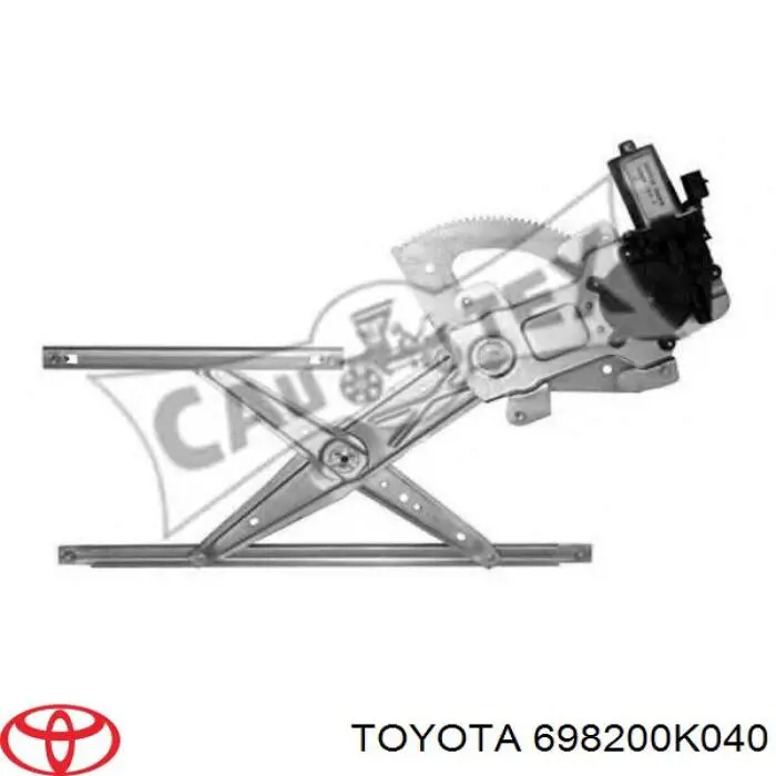 698200K041 Toyota mecanismo de acionamento de vidro da porta dianteira esquerda