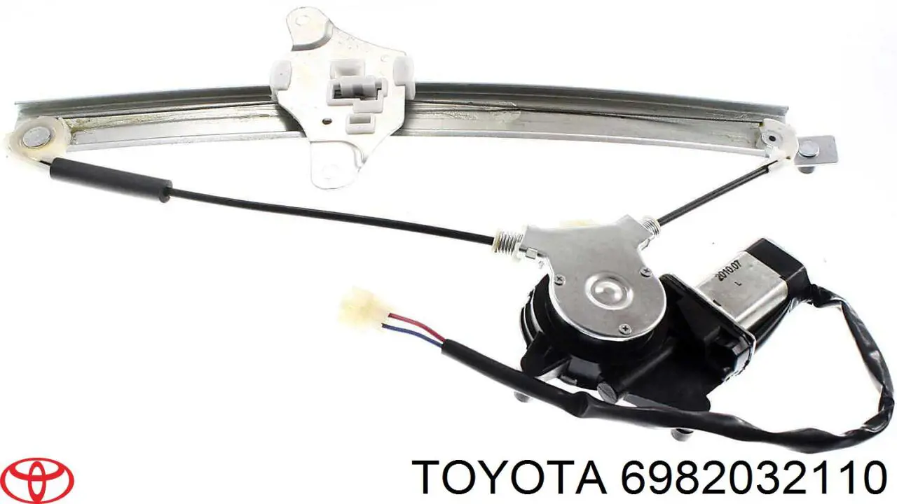 6982032110 Toyota mecanismo de acionamento de vidro da porta dianteira esquerda