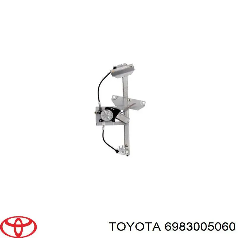 Механизм стеклоподъемника двери задней правой на Toyota Avensis T22