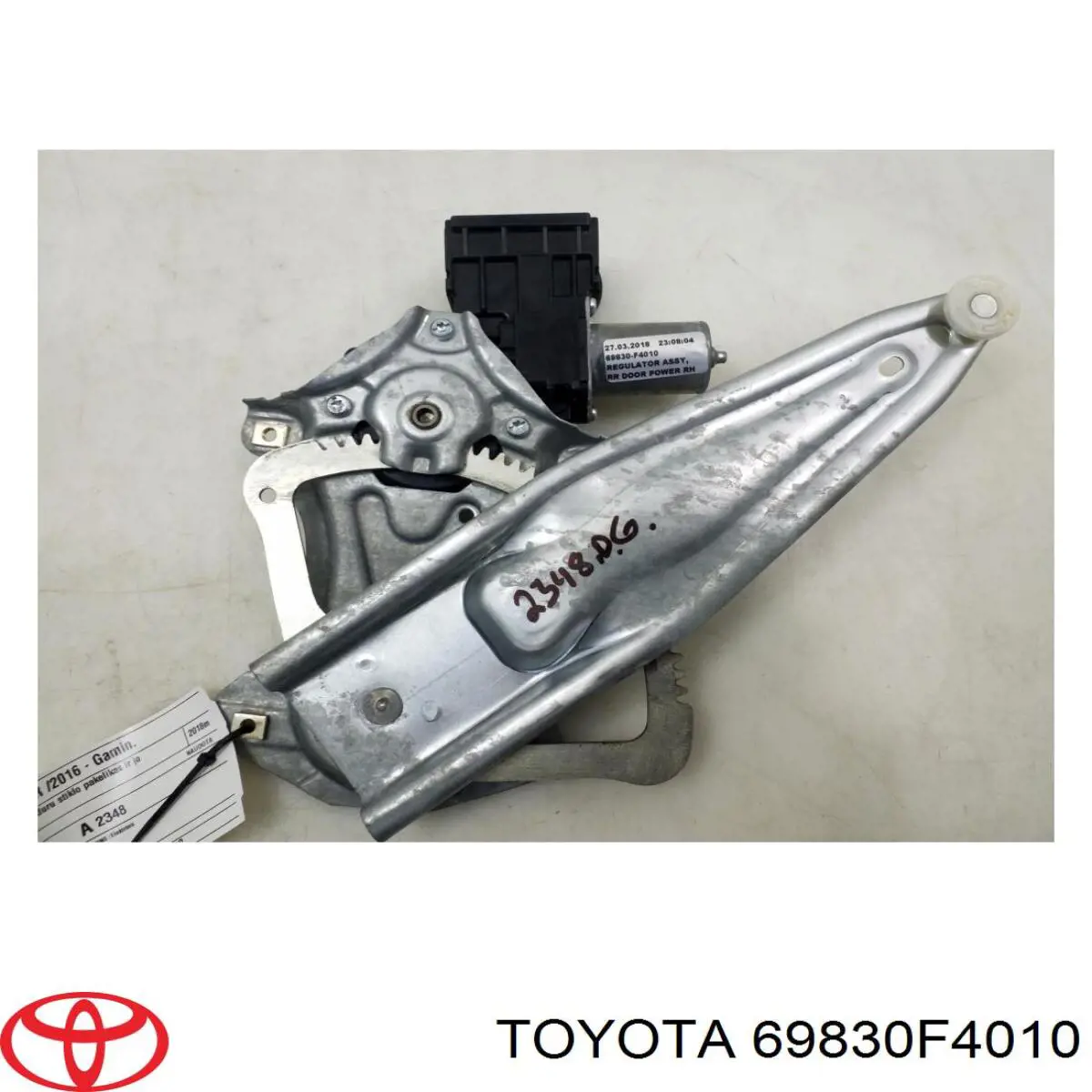 69830F4010 Toyota  Механизм стеклоподъемника правой задней двери