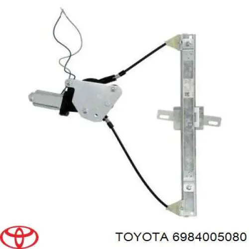 Механизм стеклоподъемника двери задней левой на Toyota Avensis T22