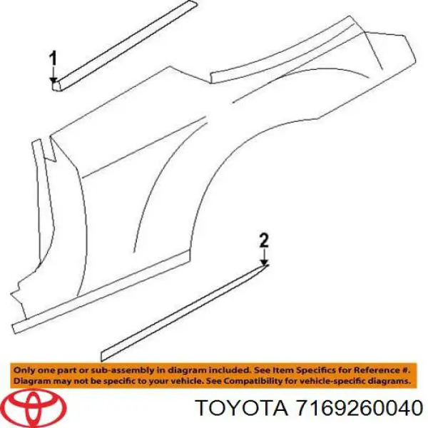  7169260040 Toyota