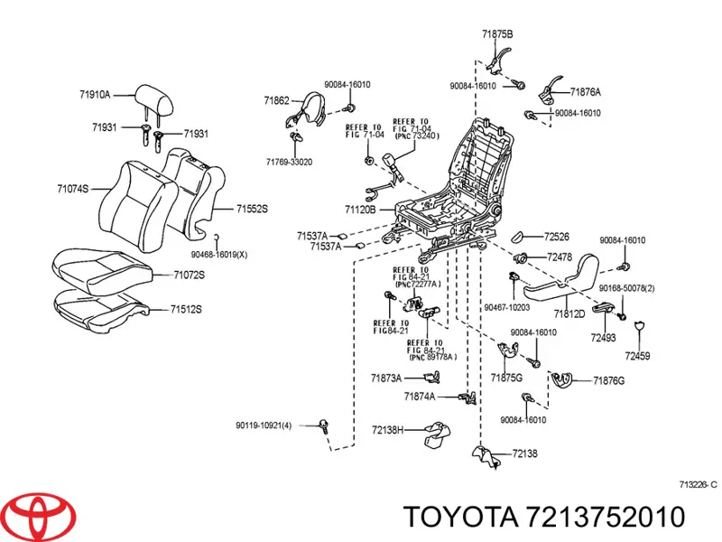  7213752010 Toyota