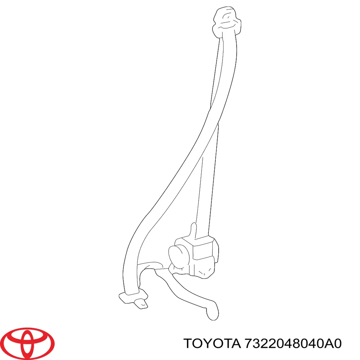  7322048040A0 Toyota