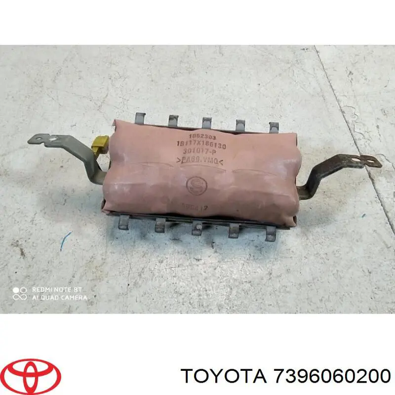 7396060200 Toyota cinto de segurança (airbag de passageiro)