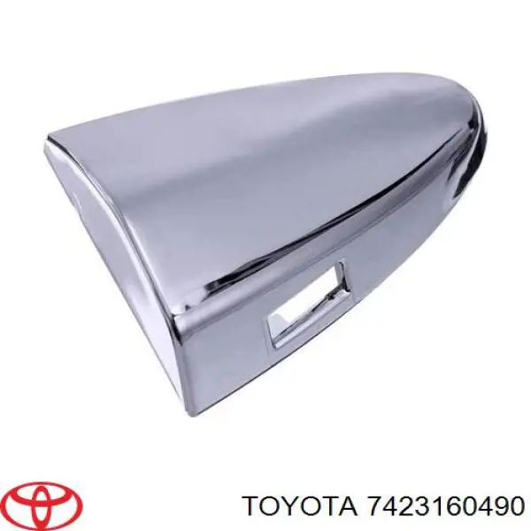 7423160490 Toyota painel (placa sobreposta dianteiro direito de bloco de controlo de elevador de vidro)