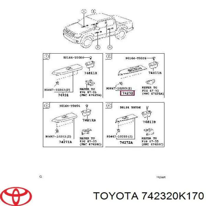 742320K170 Toyota 
