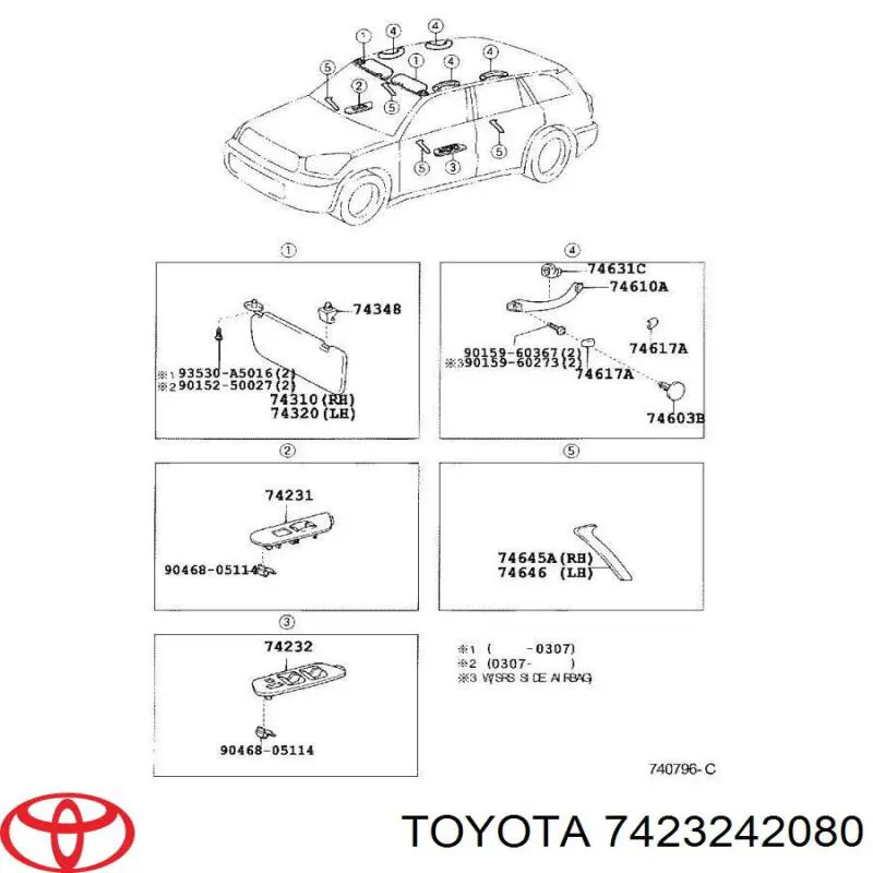  7423242080 Toyota