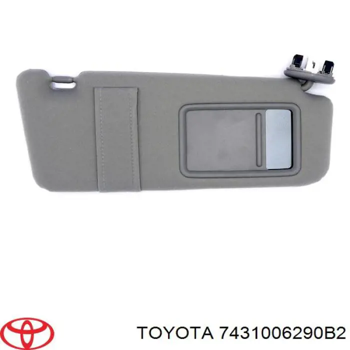 Козырек солнцезащитный 7431006290B2 Toyota