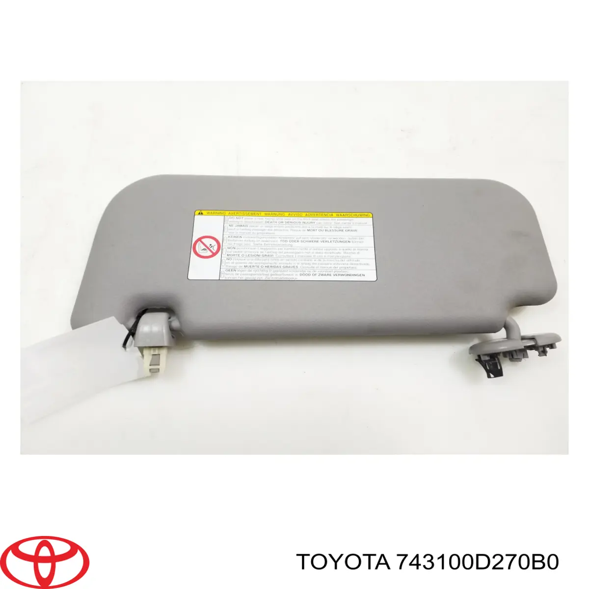 Козырек солнцезащитный автомобиля Toyota 743100D270B0 цена, от 17.51 USD