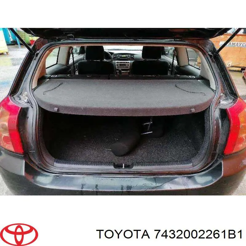 Козырек солнцезащитный автомобиля Toyota 7432002261B1 цена, от 26.84 USD