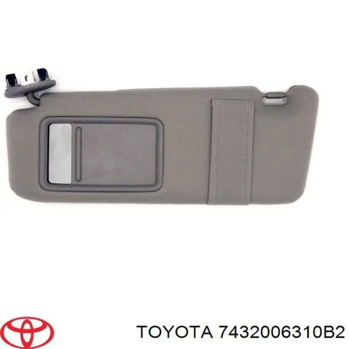 Козырек солнцезащитный 7432006310B2 Toyota