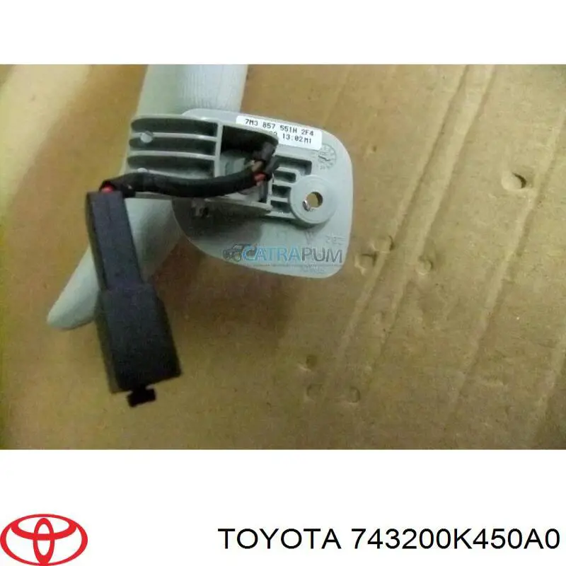 Козырек солнцезащитный автомобиля Toyota 743200K450A0 цена, от 44.31 USD