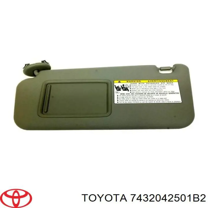 7432042501B2 Toyota Козырек противосолнечный