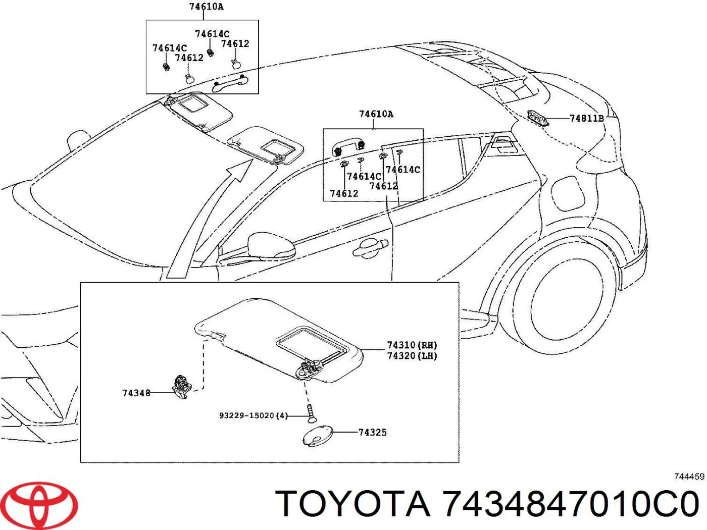 7434847010C0 Toyota 