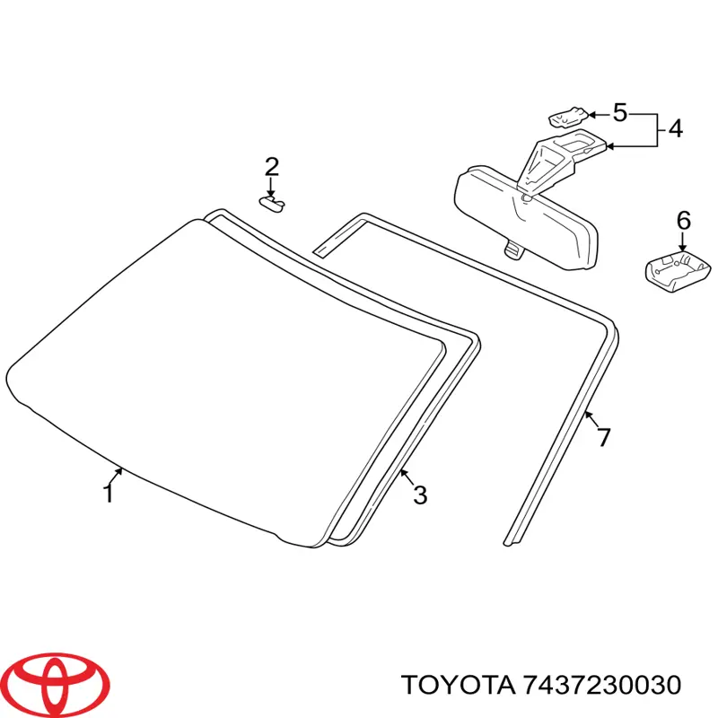 Купить 7437230030 Toyota 