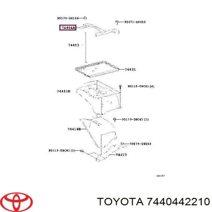 7440442210 Toyota 