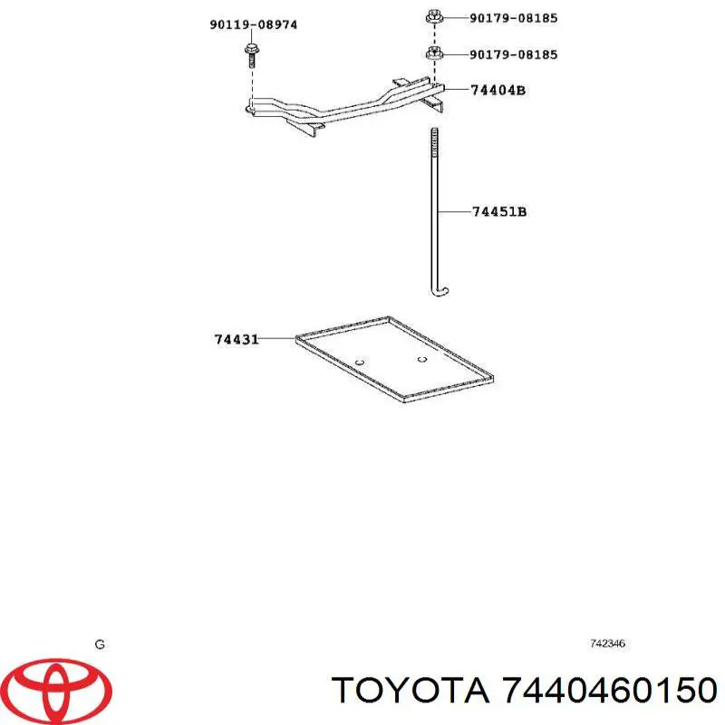 7440460150 Toyota 