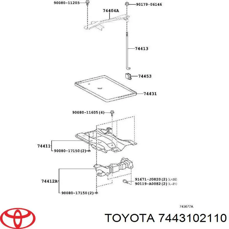  7443102110 Toyota