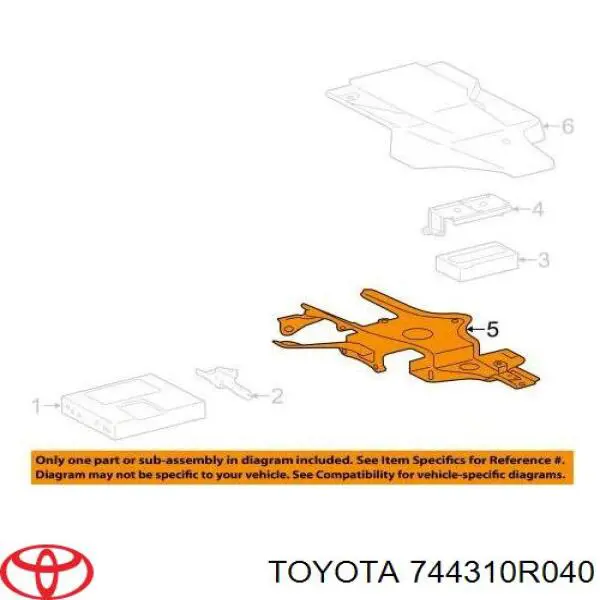  Toyota 744310R040 цена, от 16.47 USD