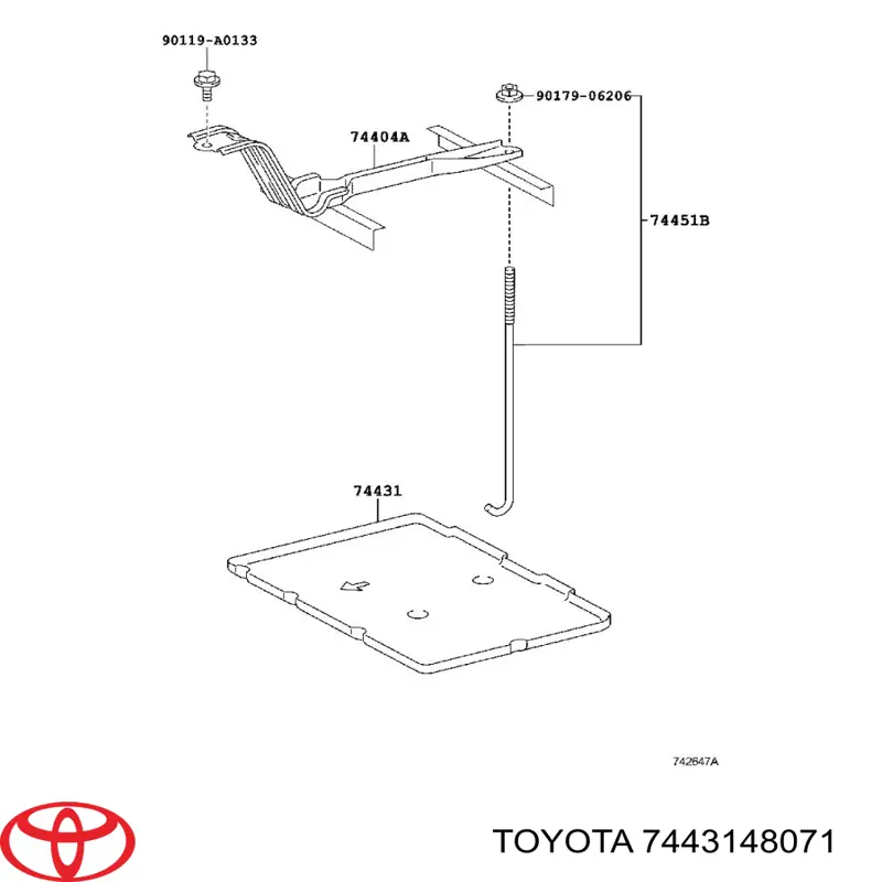 Купить 7443148071 Toyota 