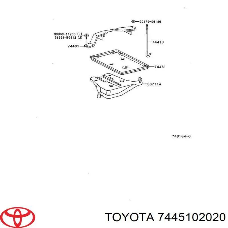 7445102020 Toyota 